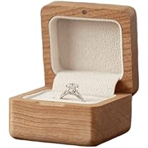 ペアリング、結婚指輪、プロポーズリング、 婚約指輪、贈り物、木製ボックス付き Amazon.co.jp: 指輪 リング ペアリング用 指輪ケース 木製